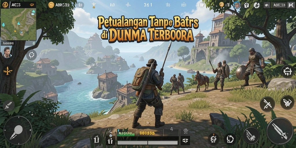 Tampak gameplay seru di dunia terbuka ABC33.