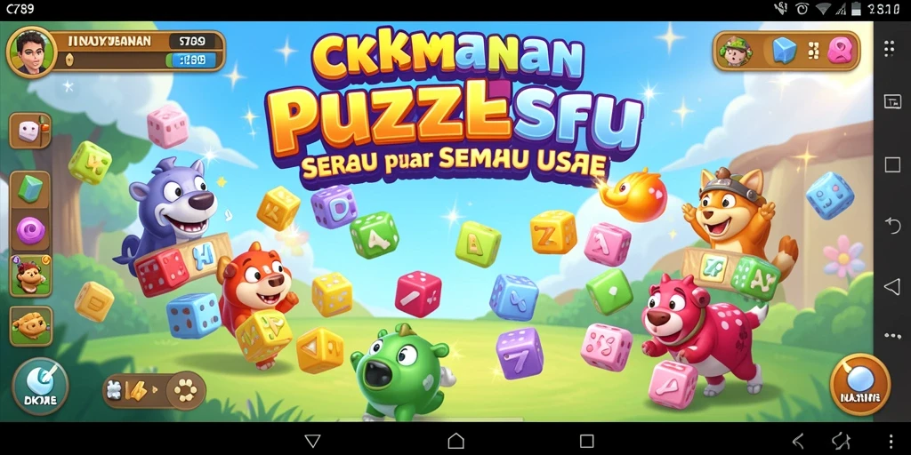 Gameplay CK789 yang menarik dalam menyelesaikan puzzle.