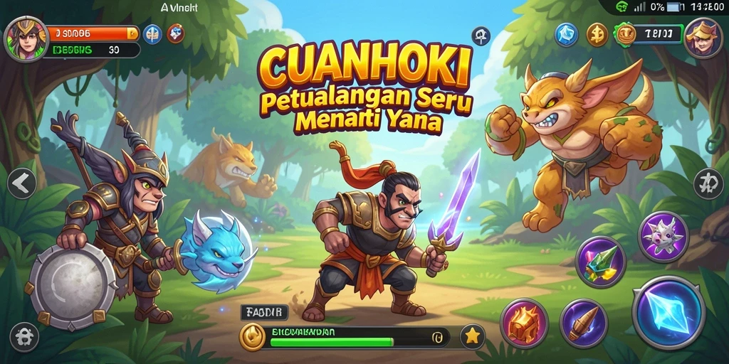 Screenshot gameplay CUANHOKI menampilkan aksi seru dalam petualangan.