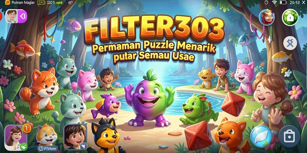Gameplay seru FILTER303 yang menantang otak pemain.