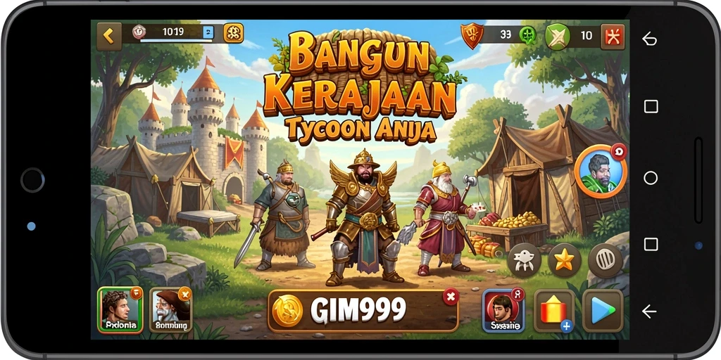 Tampilan gameplay GIM999 dengan elemen Tycoon yang menarik.