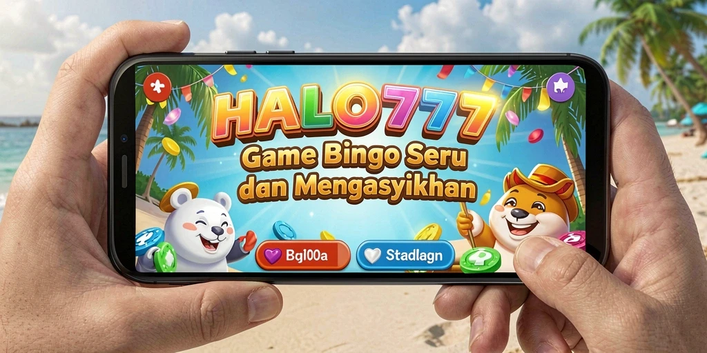 Tampilan gameplay Bingo HALO777 yang menarik dan interaktif.