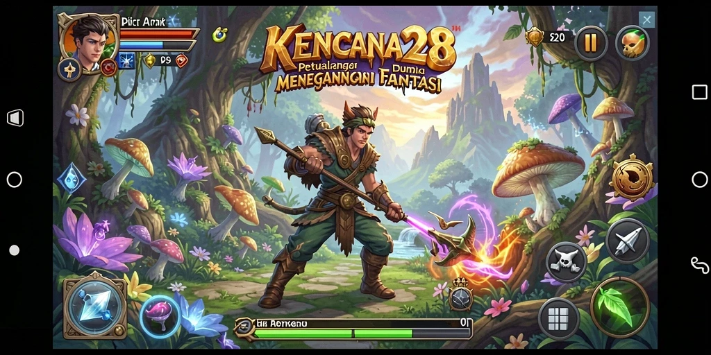 Tangkapan layar menampilkan aksi pertarungan mendebarkan dalam KENCANA28.