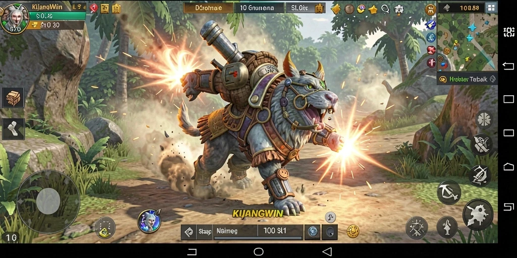Tampilan gameplay KIJANGWIN yang menarik dan mendebarkan.