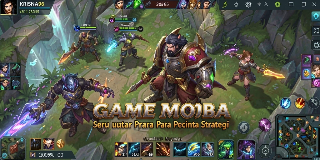 Gameplay seru dan strategi mengasyikkan di KRISNA96.