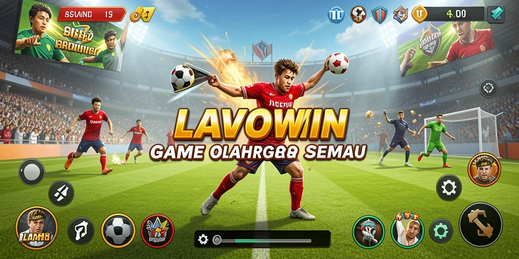 Tampilan gameplay menegangkan dan seru di LAVOWIN.