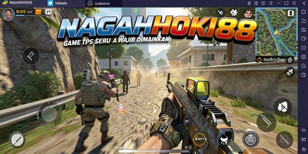 Gameplay mendebarkan dari NAGAHOKI88 dalam aksi TPS.