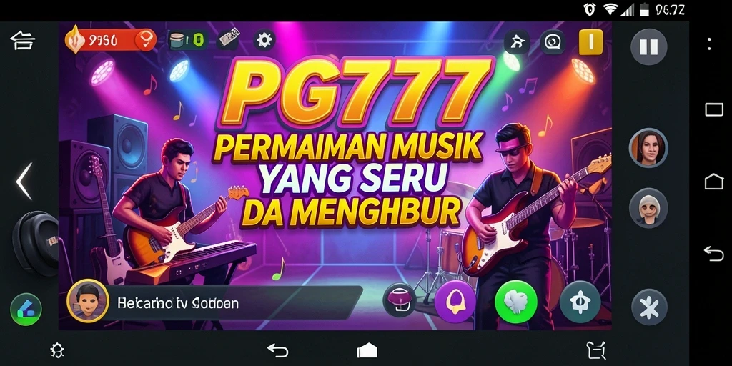 Tampilan gameplay PG777 menampilkan interaksi musik yang seru dan menarik.