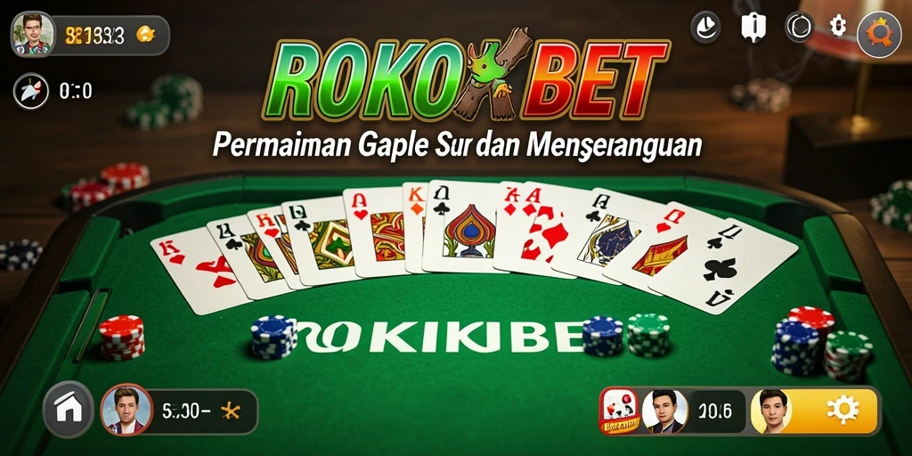 Tampilan gameplay ROKOKBET yang menarik dan interaktif.