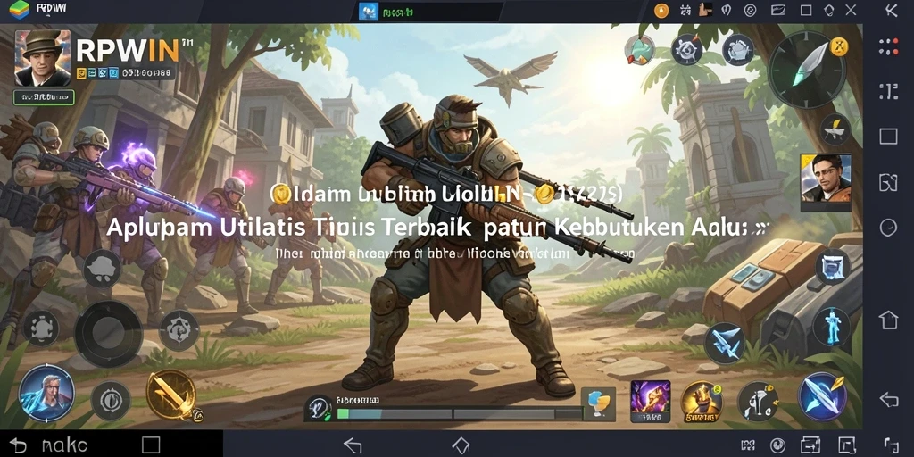 Screenshot menunjukkan antarmuka RPWIN yang sederhana dan fungsional.
