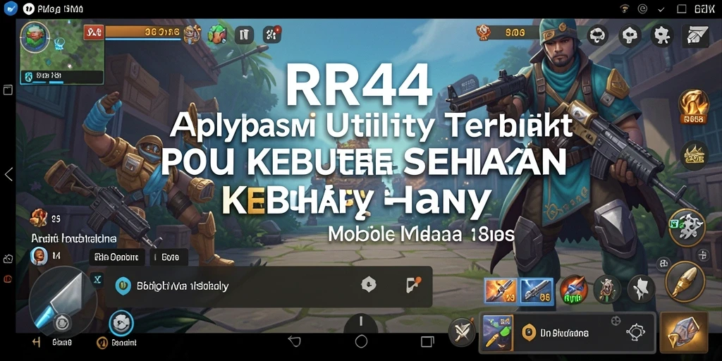 Tampilan utama aplikasi RR44 dengan fitur-fitur Utility yang menarik.