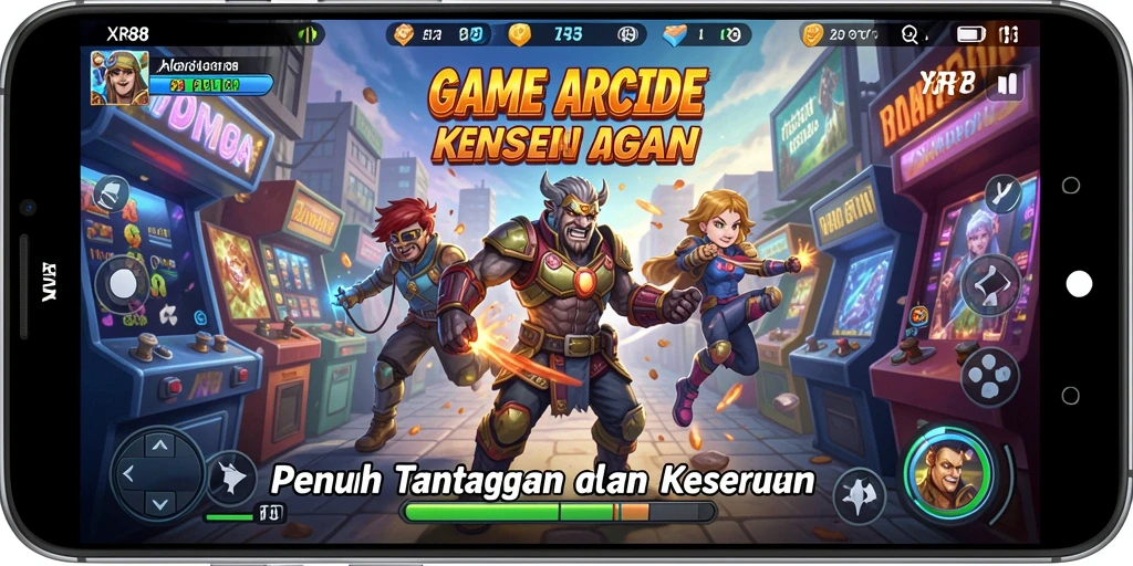 Tangkapan layar XR88 menampilkan aksi gameplay yang seru dan mendebarkan.